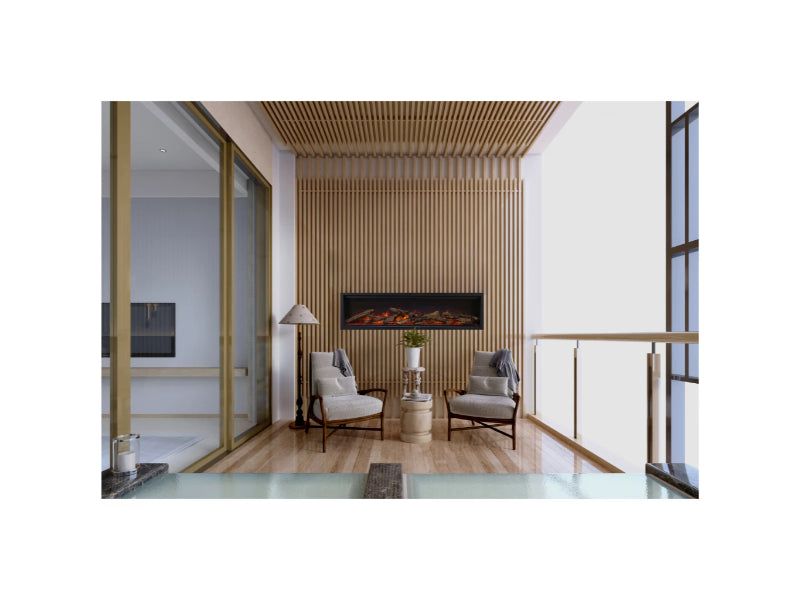 Amantii Symmetry Lumina Smart Electric Fireplace